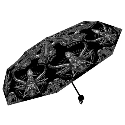 Figurine baphomet umbrella